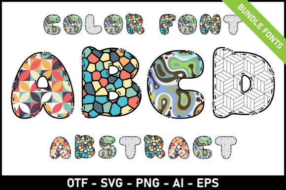 Abstract Bundle: A Playful Display Font for Campaigns