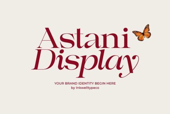 Astani Display Font for Modern Campaigns