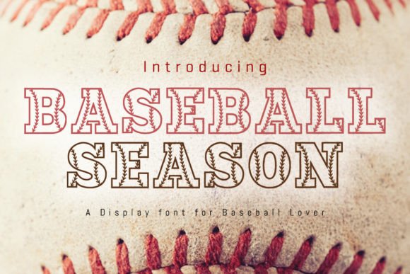 Baseball Season: A Playful Display Font for Bold Branding