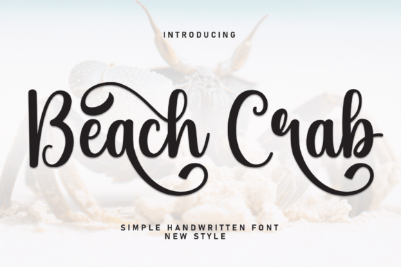 Beach Crab Font Review: A Playful Script for Designers