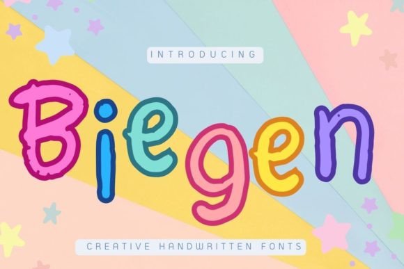 Biegen: A Friendly Handwritten Font for Editorial Design