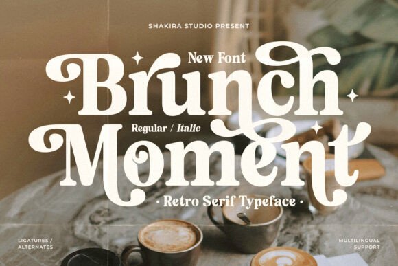 Brunch Moment: A Luxurious Serif Font for Branding