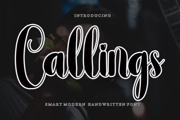 Callings: A Stylish Script Font for Makers