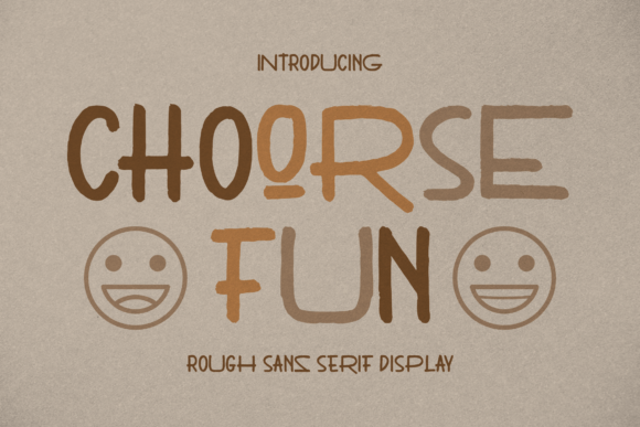 Choorse Fun Typeface for Digital Branding