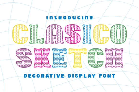 Clasico Sketch: A Joyful Typeface for Editorial Design