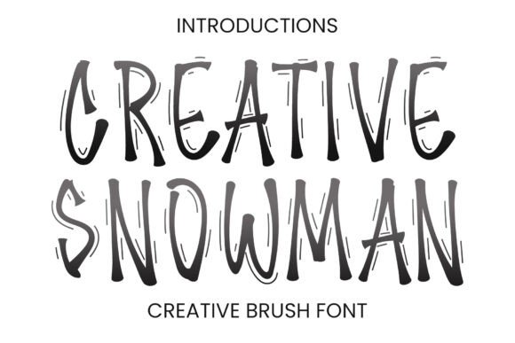 Creative Snowman Font for Scroll-Stopping Designs