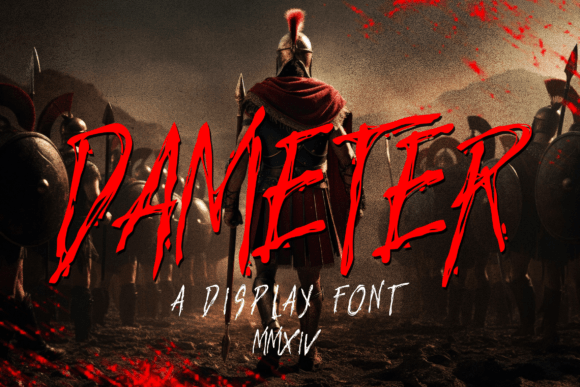 Dameter: The Eerie Display Font for Horror Branding