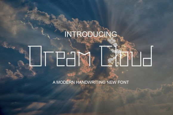 Dream Cloud Typeface for Editorial Design