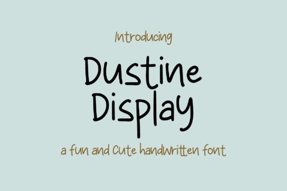 Dustine Display Font for Professional Branding