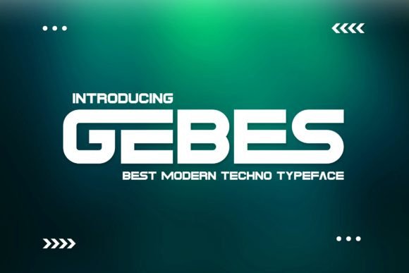 Gebes: The Bold Modern Font for Crafters