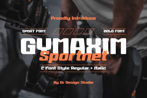 Gymaxim Sportnet Typeface for Editorial Design