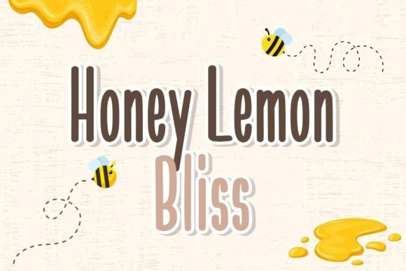 Honey Lemon Bliss: A Playful Script Font for Makers