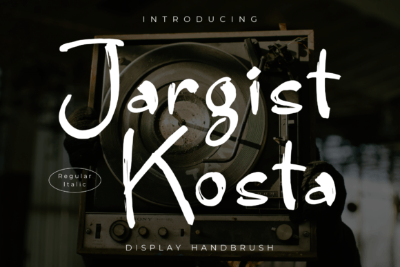 Jargist Kosta: A Display Handbrush Typeface for Editorial Design