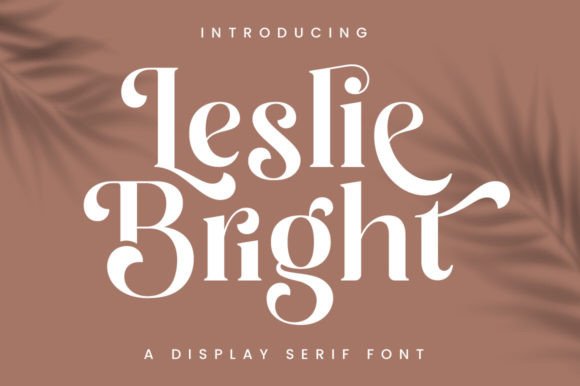 Leslie Bright Font for Elegant Brand Identity