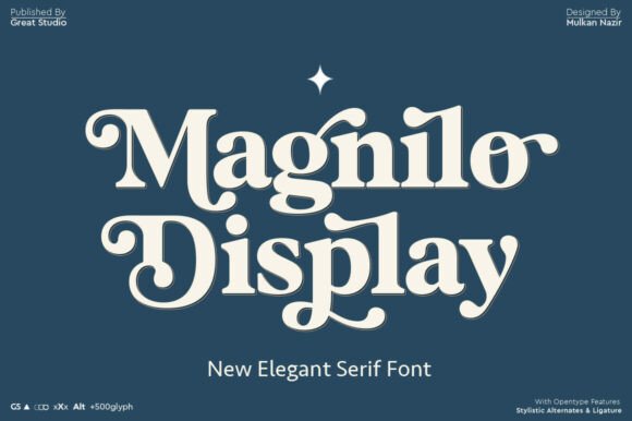 Magnilo Display Font for Modern Branding