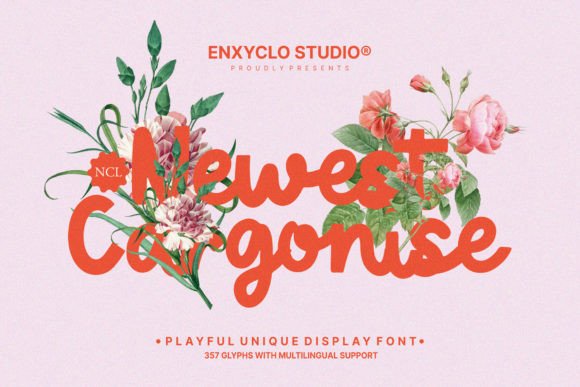 Newest Cargonise: A Playful Handwritten Display Font for Modern Editorial Design