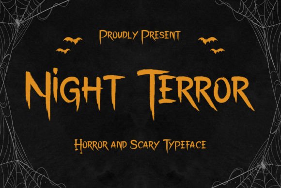 Night Terror Font: A Bold Display Typeface Review