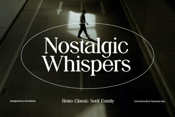 Nostalgic Whispers: A Serif Typeface for Elegant Editorial Design