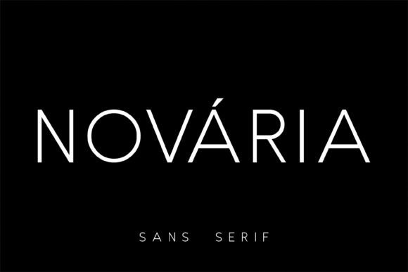 Novaria Font: A Modern Typeface for Crafters
