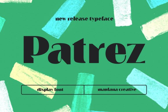 Patrez: A Bold Sans Serif Typeface for Modern Editorial Design