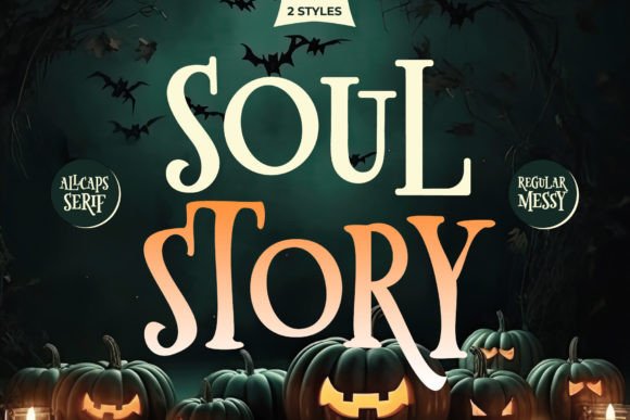 Soul Story Font for Playful Craft Designs