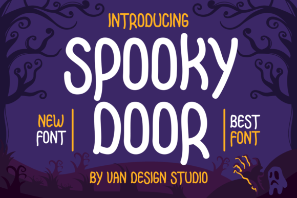 Spooky Door Font for Scroll-Stopping Designs