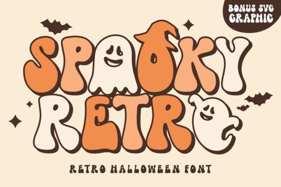 Spooky Retro Typeface for Editorial Design