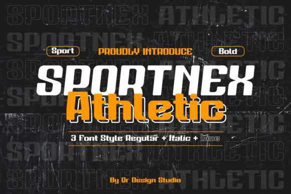 Sportnex Athletic: The Bold Font for Modern Crafters