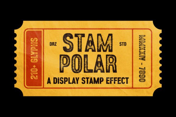 Stampolar Font: Adding Authentic Stamp Texture to Web Design