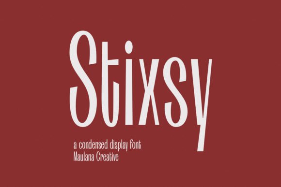Stixsy: The Bold Sans Serif Font for Modern Makers