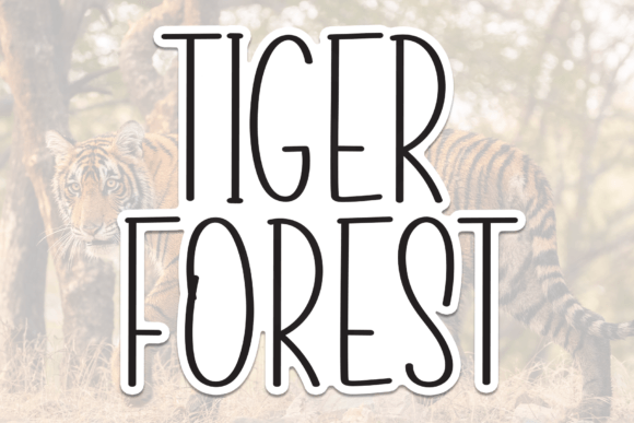 Tiger Forest: A Sweet Handwritten Font for Web Design