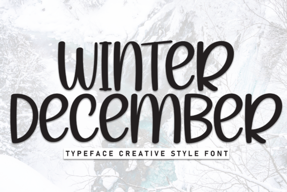Winter December Font: A Handwritten Typeface for Makers