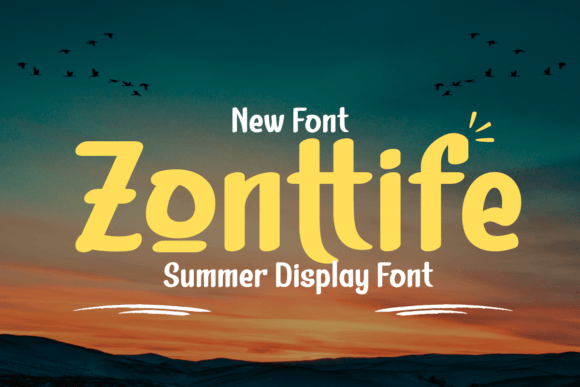 Zonttife Typeface: A Summer-Inspired Sans Serif Review